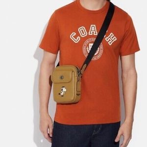 Coach X peanuts heritage crossbody - snoopy, yellow